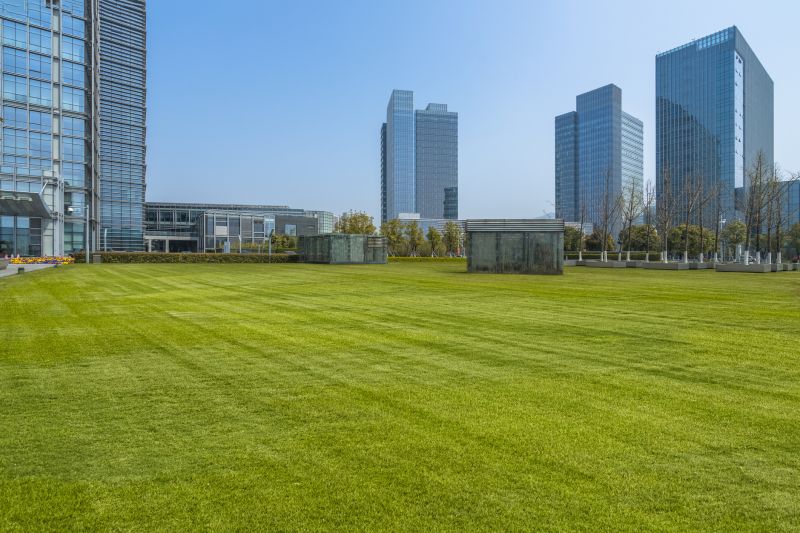 Office Building Lawn Mowing Service