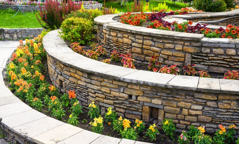 Landscape Retaining Wall Construction